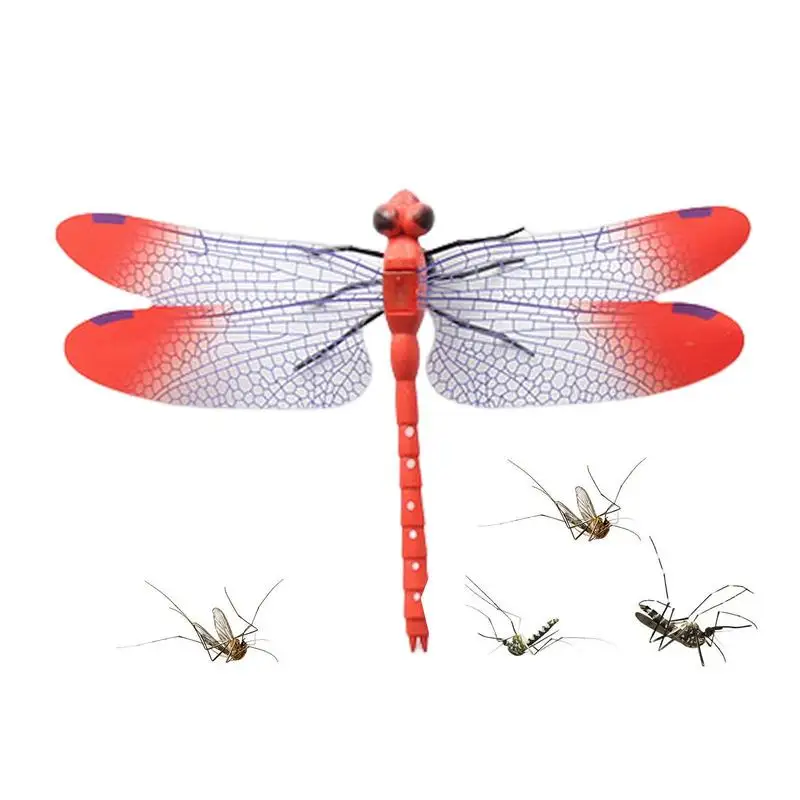 

Dragonfly Shape Fly Repeller Dragonfly Shape Gnat Trapper Realistic Fly Trap Portable Safe Gnat Catcher Fly Repeller For Camping