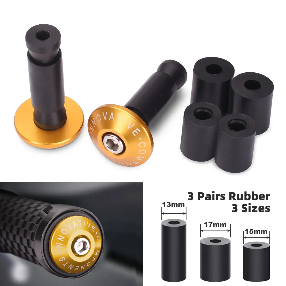 Наконечник Руля Мотоцикла рукоятки руля крышка анти-Вибрационный разъем для Honda