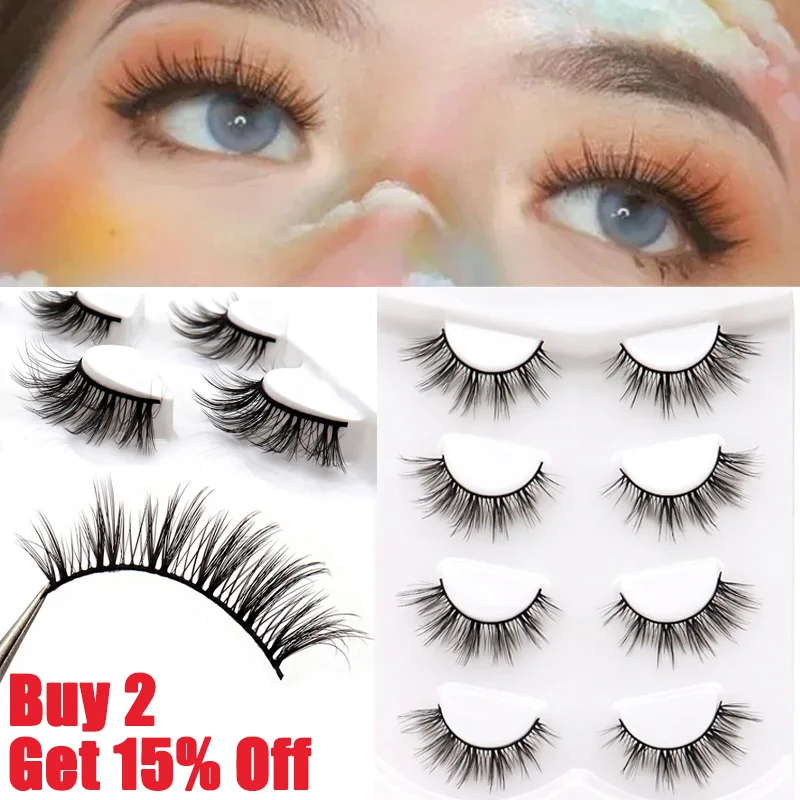 

Ресницы ручной работы толстые Кластерные Искусственные ресницы натуральные длинные ресницы 3D черные ресницы для наращивания ресниц купит...