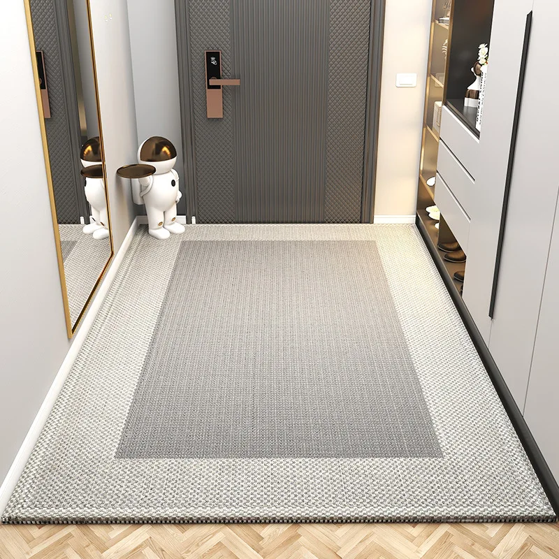 

Entrance Doormats Modern Simple Geometric Polyester Absorbent Non-slip Machine Washable Rug Abstraction Carpet Dirt-removing Mat
