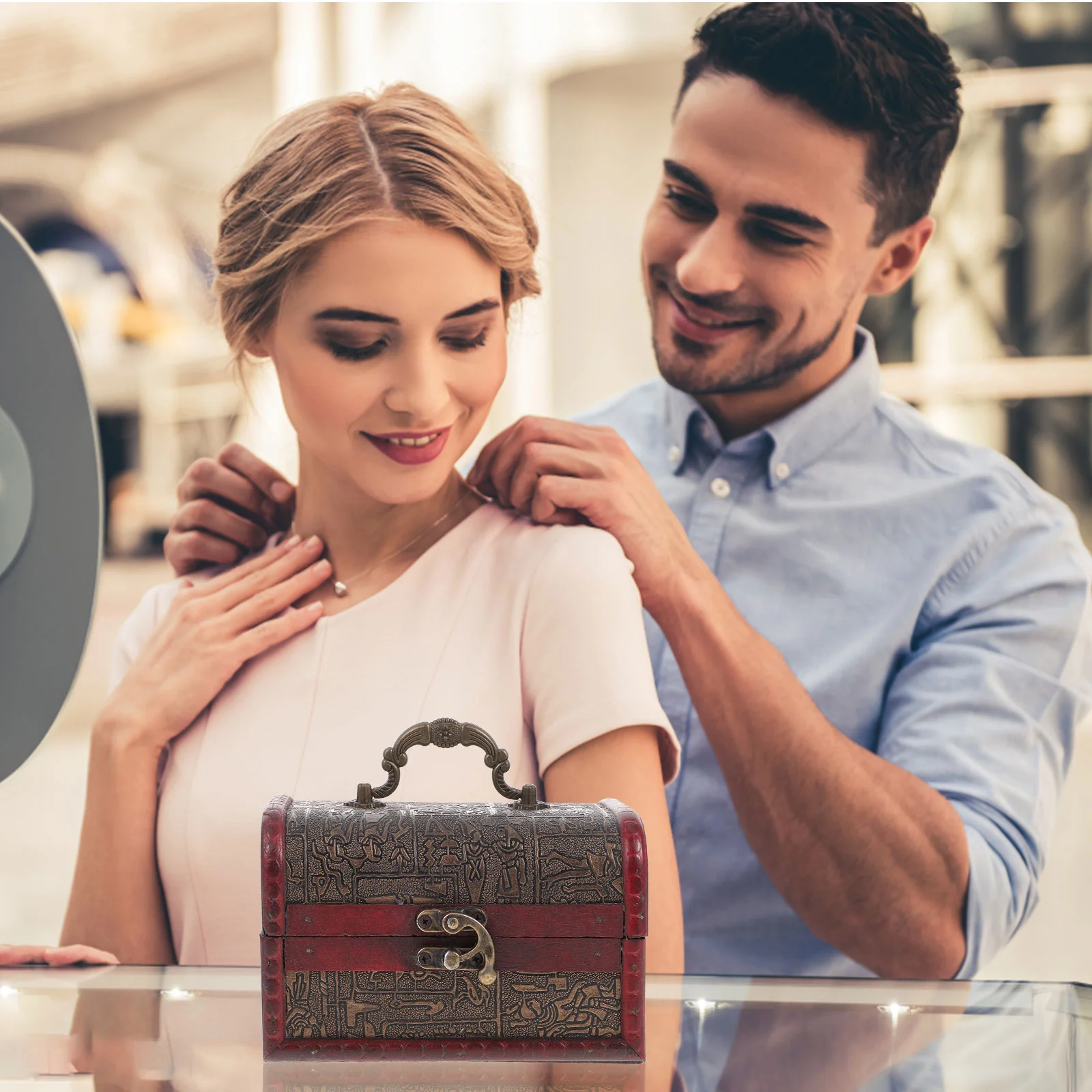 

1pc Small Box Storage Box Candy Storage Container for Party Home Bedroom