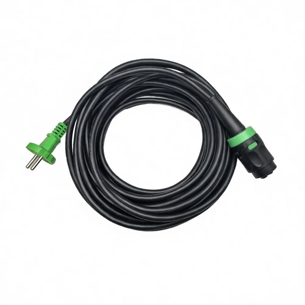 Фото Промышленный силовой кабель для пылесоса-шлифовальной машины Festool, удлинительный сменный кабель с вилкой ЕС для электроинструмента. №3