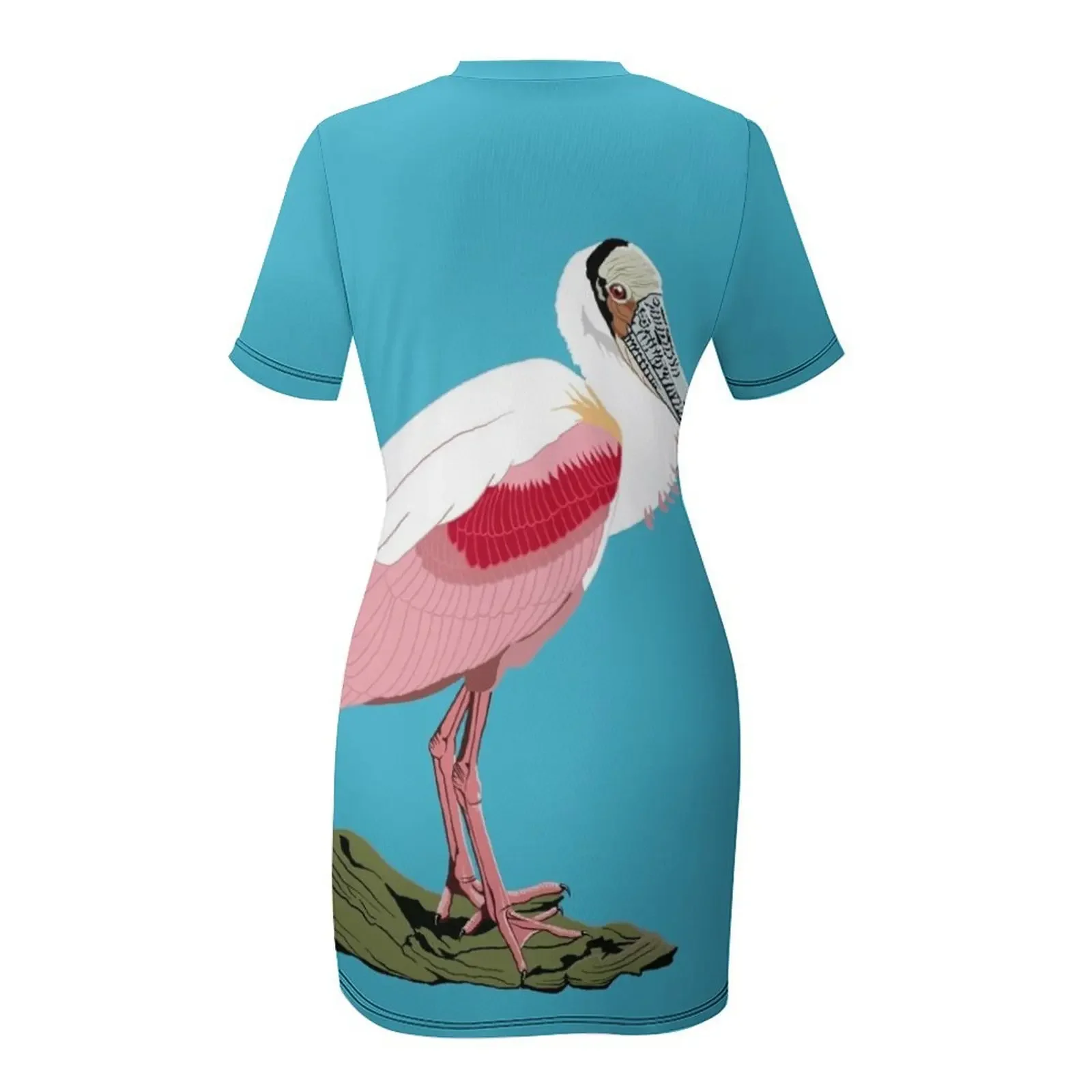 Фото Платье Roseate Spoonbill с короткими рукавами, роскошное платье для гостей на свадьбу, платье 2026 года для женщин, для вечеринок и торжественных мероприятий №5