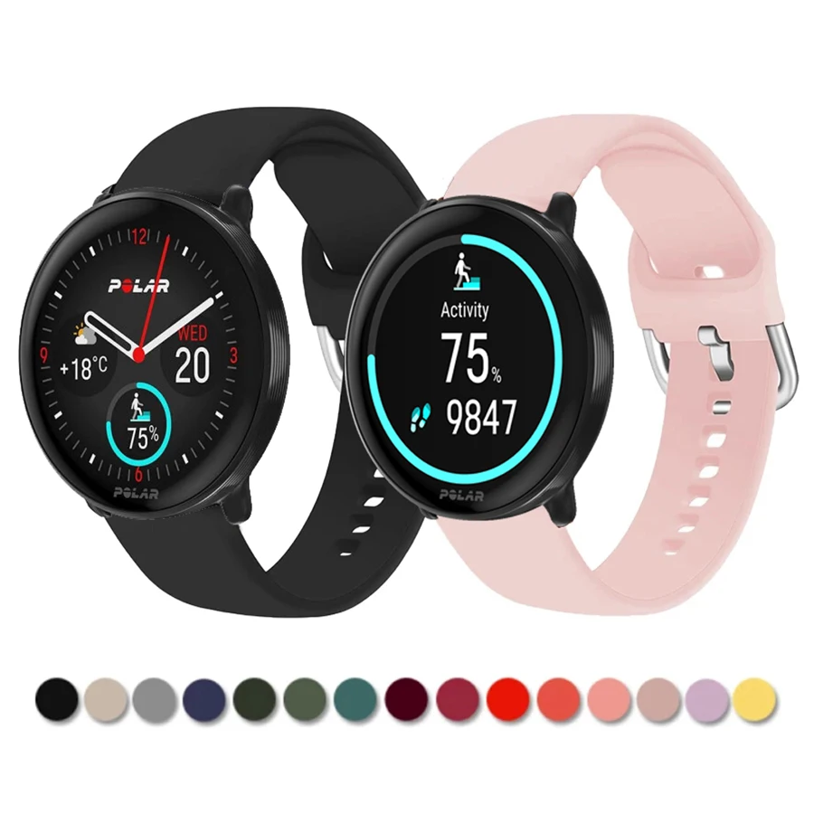 

Силиконовый браслет для Polar Ignite 3 2/Vantage M M2, ремешки для смарт-часов Polar Unite/Grit X Pro/Pacer, ремешок для наручных часов