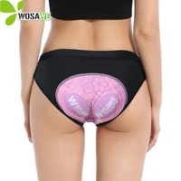 wosawe women cycling shorts 3d foam gel padded shockproof mountain racing bike shorts breathable bicycle underwear underpants