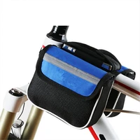 new portable bicycle bag front beam mini universal mountain bicycle mobile phone bag child upper tube tool bag bike accessories