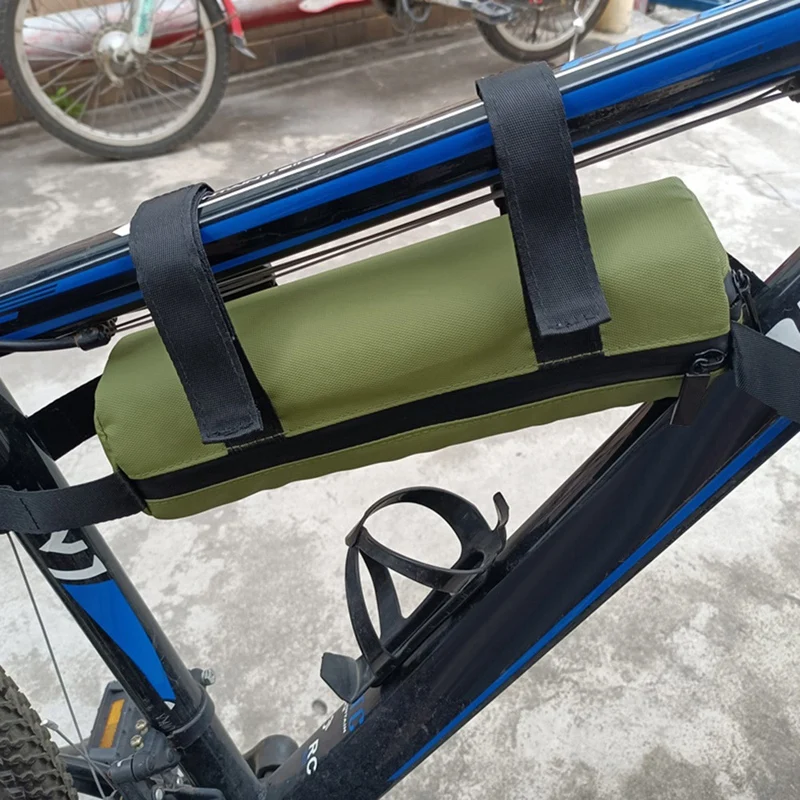 Bike Handlebar Bag Bike Front Cooler Storage Pouch Beer Red Wine Ice Bag Cycling Accessories For Outdoor Hiking Travel
