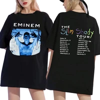 eminem slim shady tour cool t shirt for men women clothing hip hop rap punk style tops hiphop rock gothic t shirt unisex tshirts
