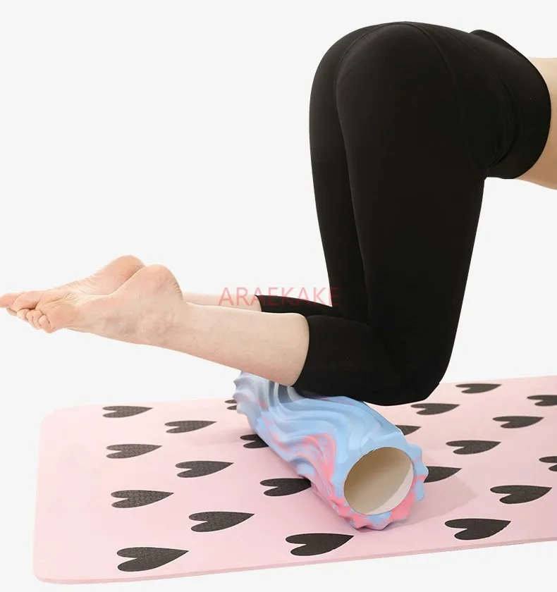 Пенопластовый Массажер для мышц тонкие ножки Йога релаксация массажный ролик