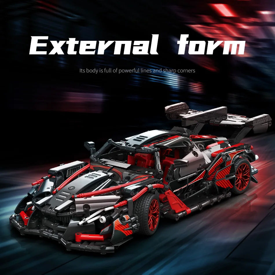 1391 шт. Детский конструктор MOC Классический технический автомобиль - купить по