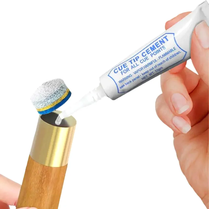 

10 г клей для насадок для кия, сильный клей, жидкий клей, ремонт наконечника для бильярдного кия, многофункциональные аксессуары для бильярдного кия