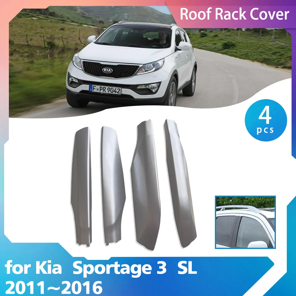 Крышка багажника на крышу автомобиля для Kia Sportage 3 SL 2011 ~ 2016 2012 2013 ABS крышка часть