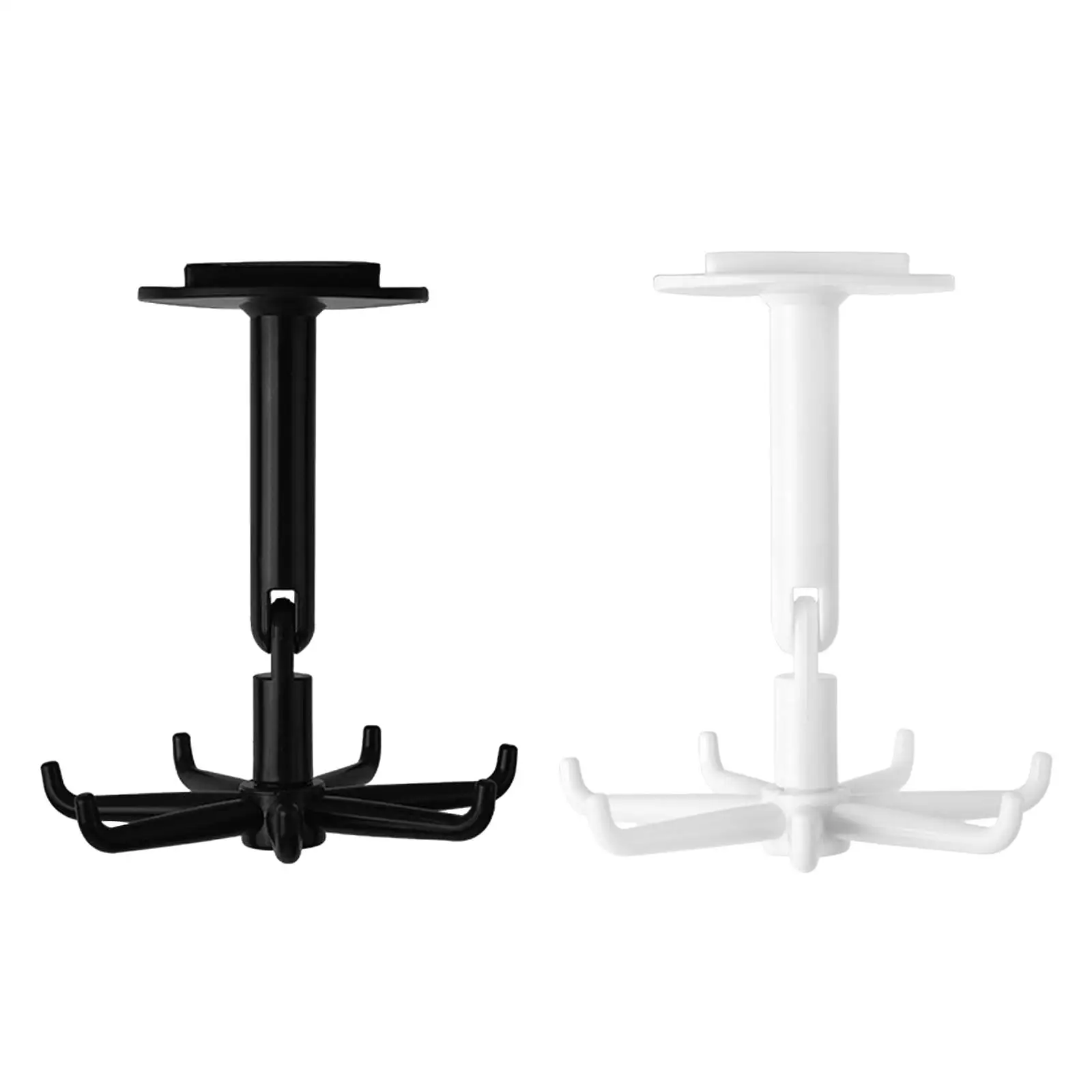 

Multifunction Storage Hook 360 Degree Rotation 7 Claw Hanging Organizer Hangers for Hats Living Room Closet Bedroom Bathroom