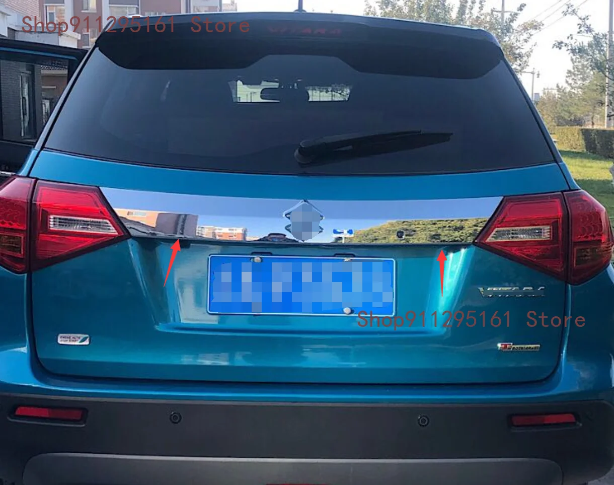 

For Suzuki sx4 s-cross Vitara 2014-2020 Chrome Car Rear Trunk Boot Tailgate Garnish Strip Decoration Cover Trim Car Styling