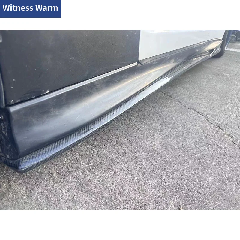 Для Nissan R35 GTR боковая юбка из углеродного волокна Боковой бампер разветвители для