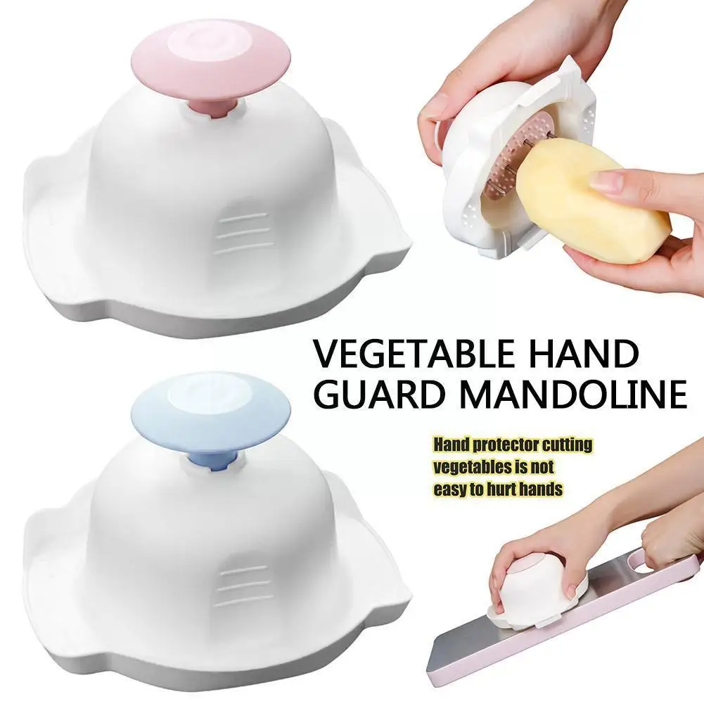 

Kitchen Finger Holder Slicer Guard Food Cutting For Hand Protector Grater Vegetable Safety Slicing Guards Chopping Kitchen V3J9