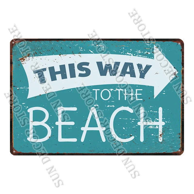 Настенный декор для вечерние ни ресторана металлическая табличка |