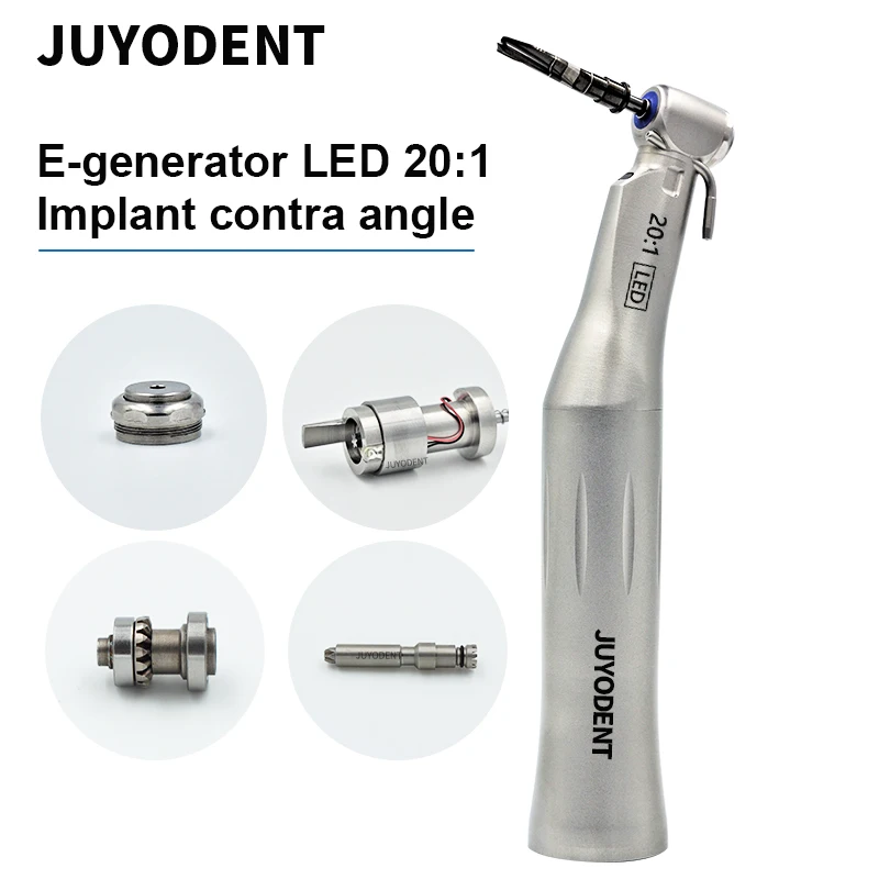 

E-generator LED 20:1 Implant Contra Angle 20:1 Handpiece