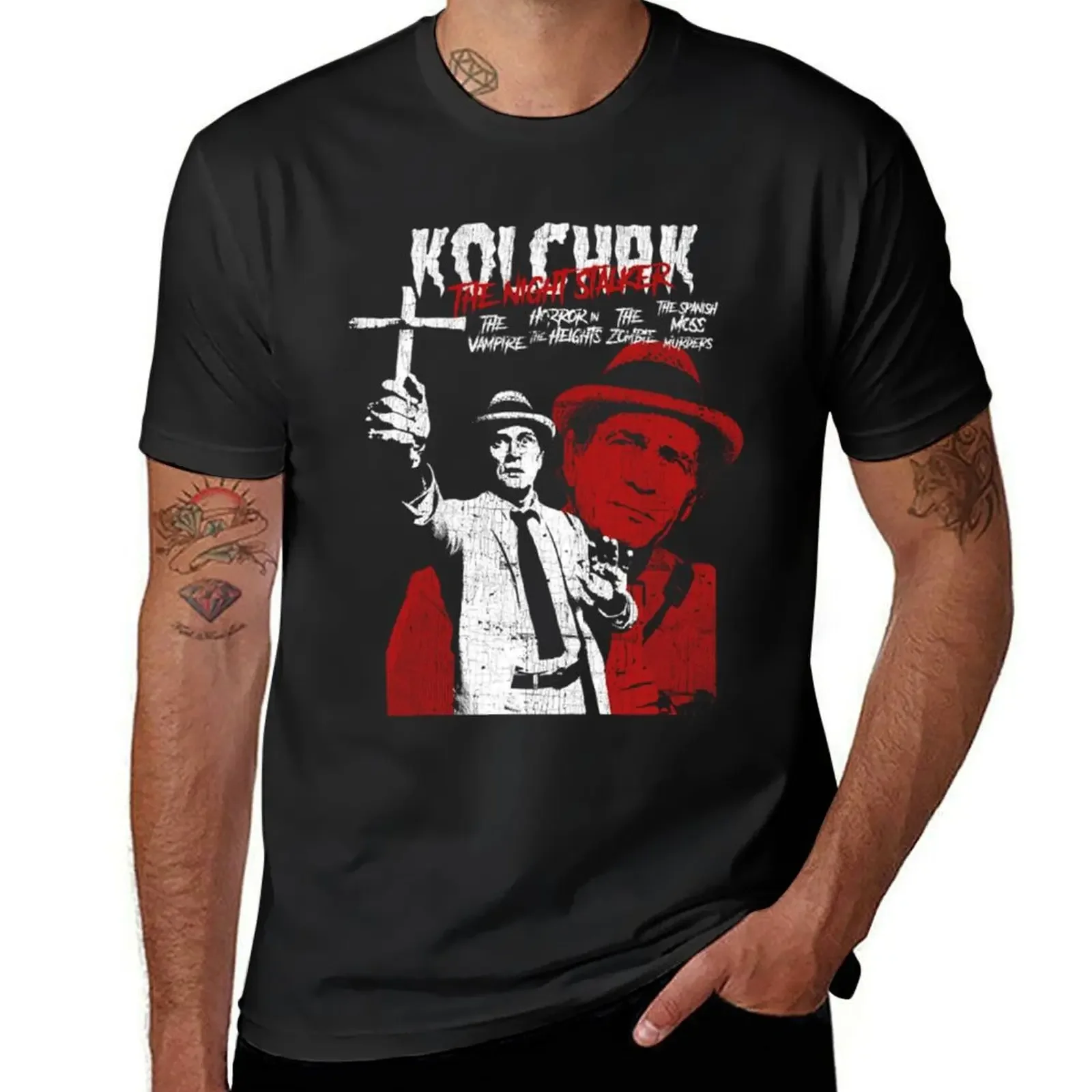 Kolchak-футболка ночного сталкера дешевая одежда простые мужские футболки