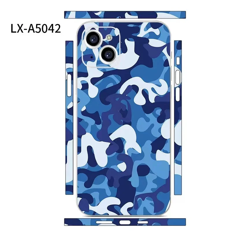 

3M Films Full Cover For iPhone 12 Pro Max Back FilmCamouflage Decal Skin Protector Sticker for iPhone 12 Mini i12 Stickers Case
