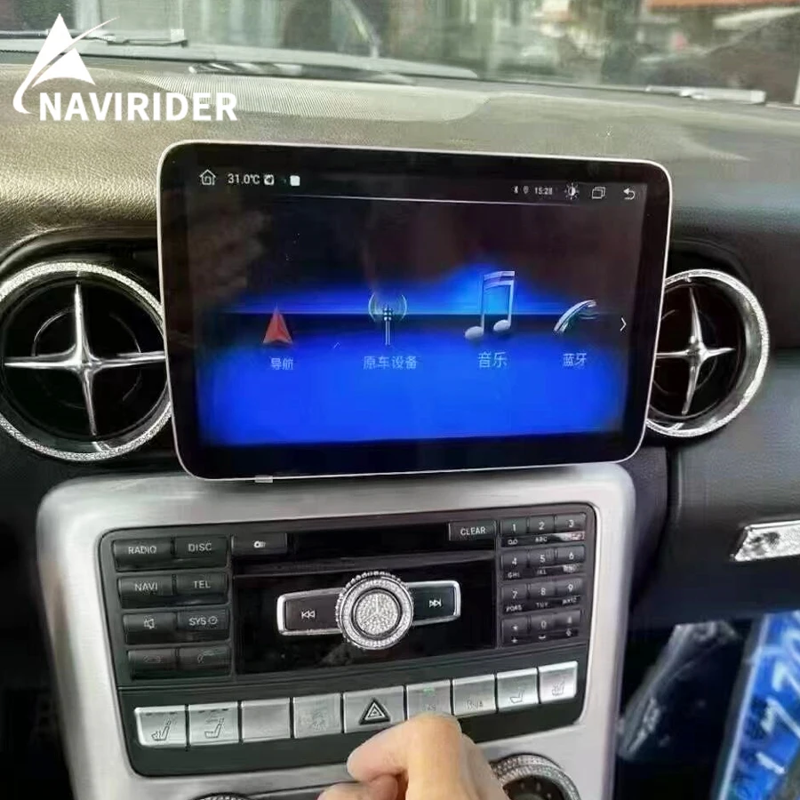 9-дюймовый мультимедийный плеер Android для Mercedes Benz SL SLK SLC300 SLC200 SLC43 SLC260 SLK350 SL350 R172 SLC