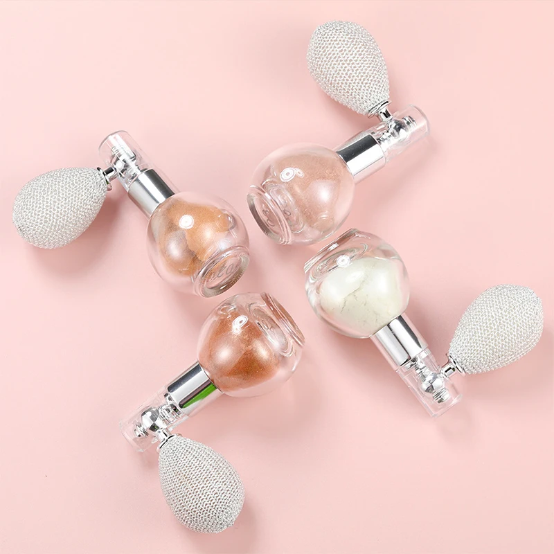 4 цвета хайлайтер пудра спрей Высокий Блеск блестящая мерцающий блеск Макияж для