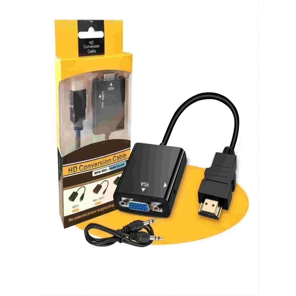 

Adaptador Hdmi Para Vga Hd Conversion Cable