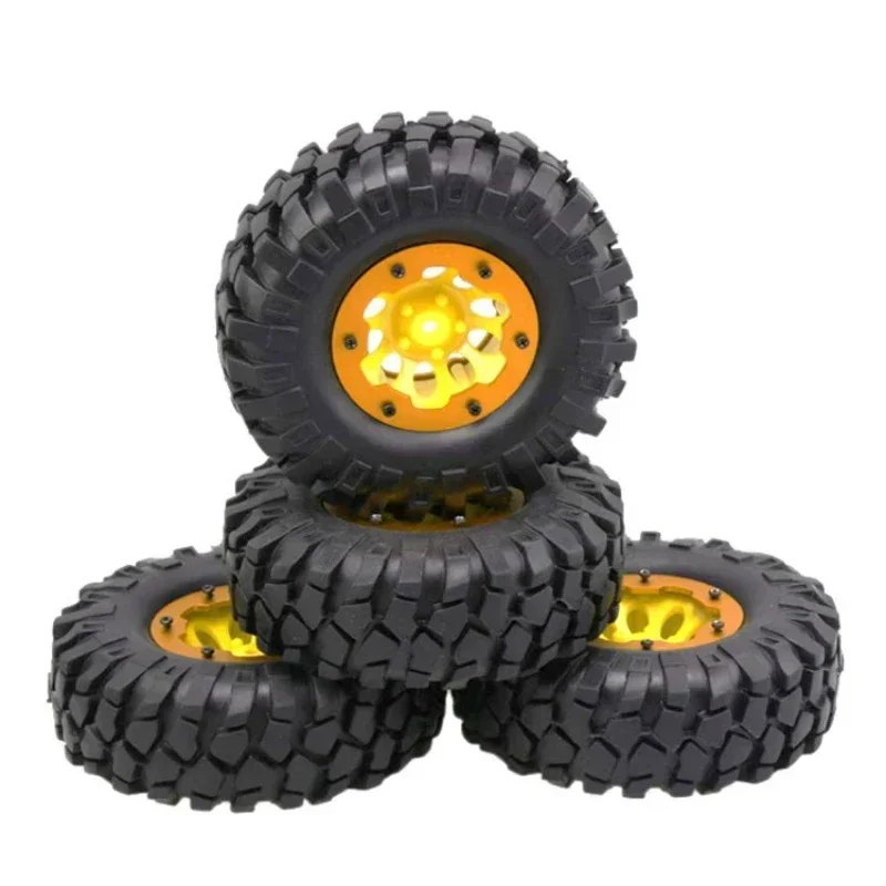 1.9&quot Tires 108mm Wheel 12mm Hex Hub For SCX10 RC Telecontrol Model Car Climbing Tyre Simulated Gravel Tire High Quality