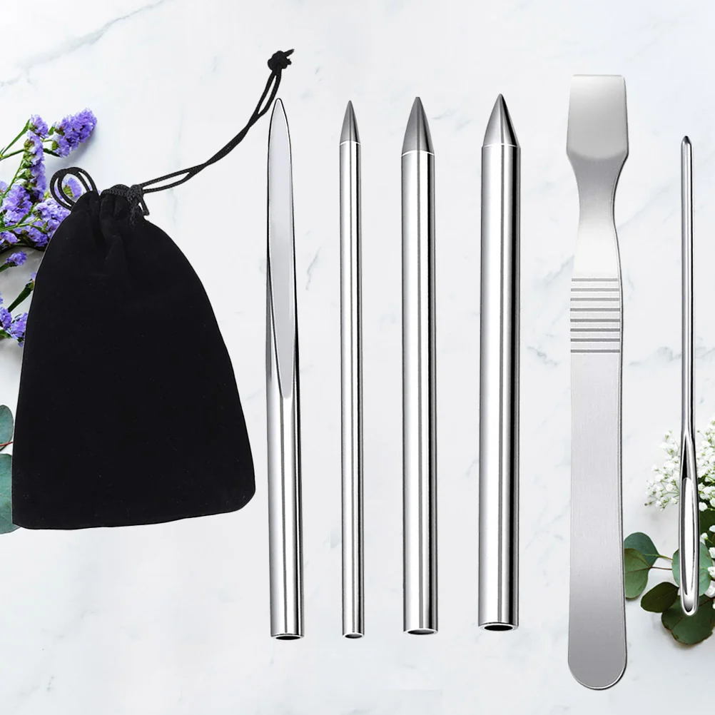 

Paracord Needles Stitching Lacing Kit Tools Weaving Fid Needle Knotter Braiding Metal Set Smoothing Tool Diy Making Bracelet