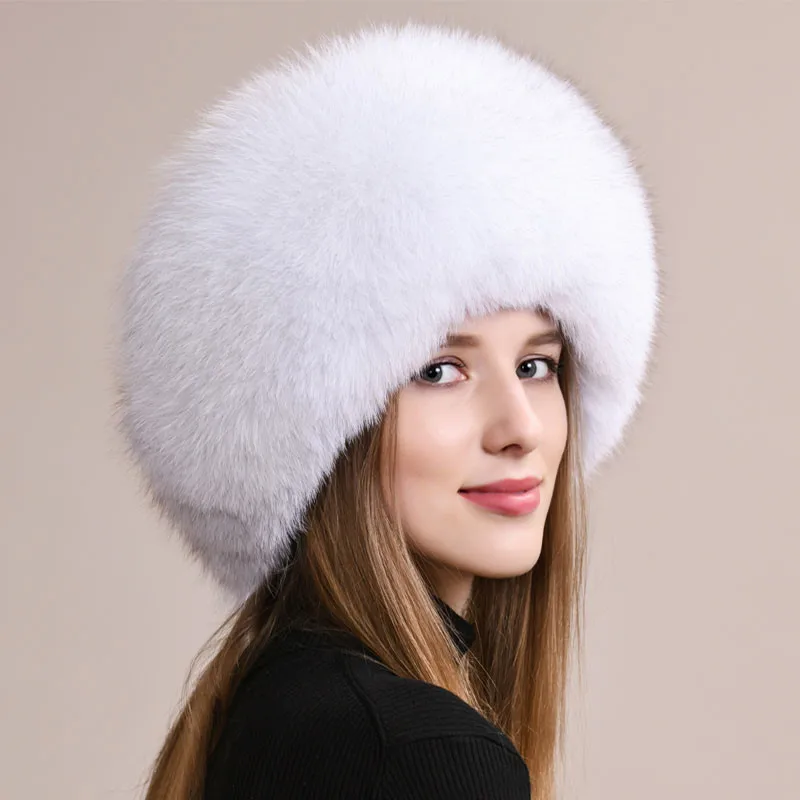 

Зима 2022 новые женские меховые шапки. Пушистый Лисий Мех Брин. Мягкая шляпа из кролика Рекс. Стильная теплая меховая шапка для защиты ушей