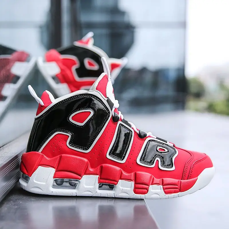 2023 New men's shoes Casual sneakers High top air basketball tennis lace-up teen socks shoes Light breathable running pair shoes