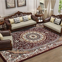 european style light luxury retro living room carpet persian carpet bedroom bedside decorative floor mat bathroom non slip mat