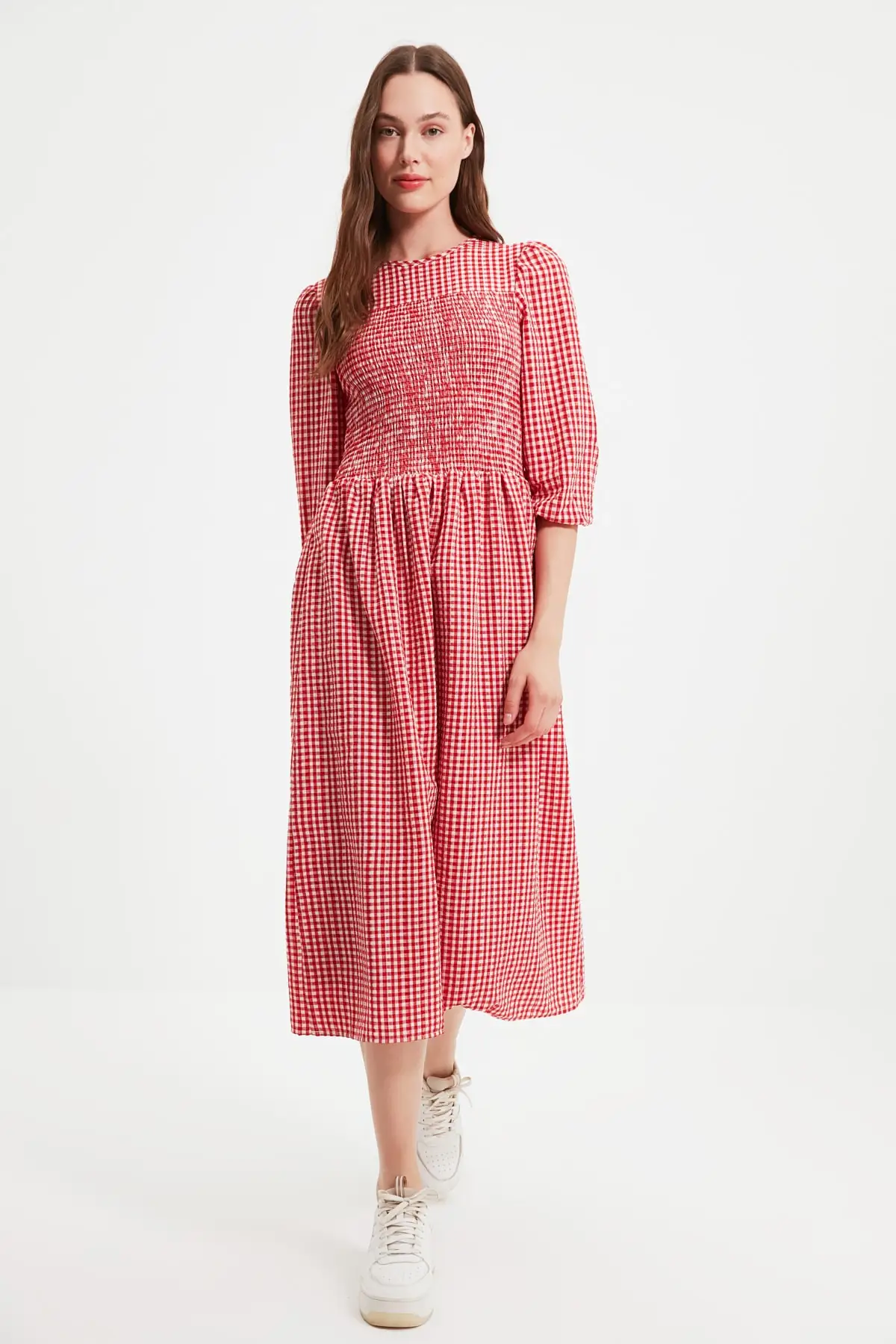 

Trendyol Tall Plaids Dress TWOAW22EL1036