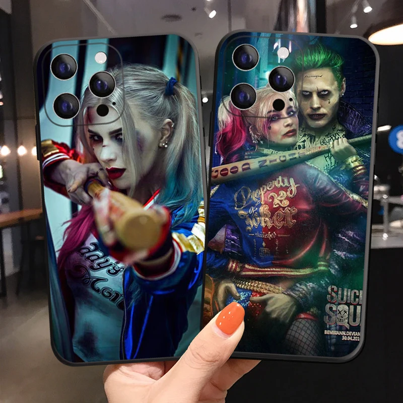 

Suicide Squad-Joker Phone Cover For iPhone 11 12 13 Pro Max X XR XS Max 6 6S 7 8 Plus 13 Mini SE20 Soft Silicone TPU Case Fundas