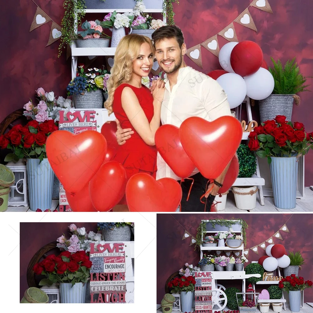 

Фон для свадебной фотосъемки в стиле Дня Святого Валентина