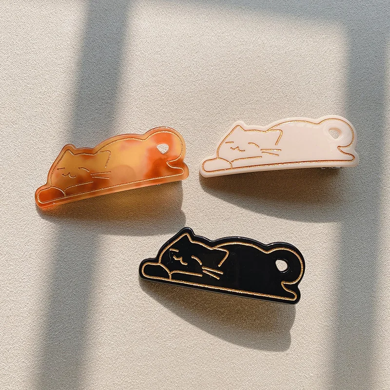 

Cute Kitten Hair Clips for Hair Accessories for Women Cartoon Creativity Personality Bangs Clip Girls Accessory New Headwear