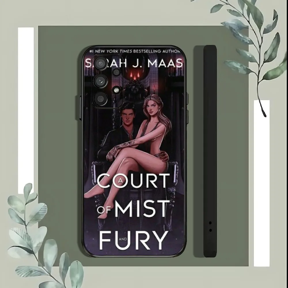 Фото Acotar Court M-Mist And Fury Phone Case For Samsung Galaxy A52 A12 A51 S21 Edge S22ULTRA S23 S24 Plus Ultra Black Cover №4