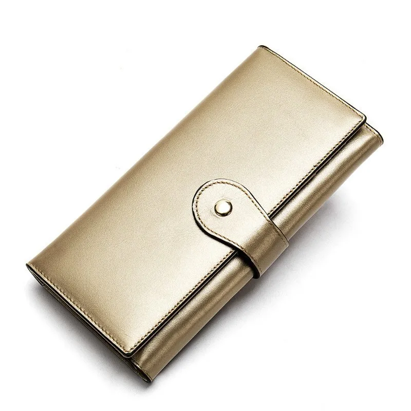 

Fashion Wallet Womens Genuine Leather Women Ladies Purse Leather Female Purses Luxury Designer Women Wallets With Coin Pocket