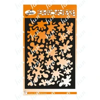 splatter a5 stencils for scrapbooking diary decoration stencils embossing template diy greeting card handmade 2022 hot sale new