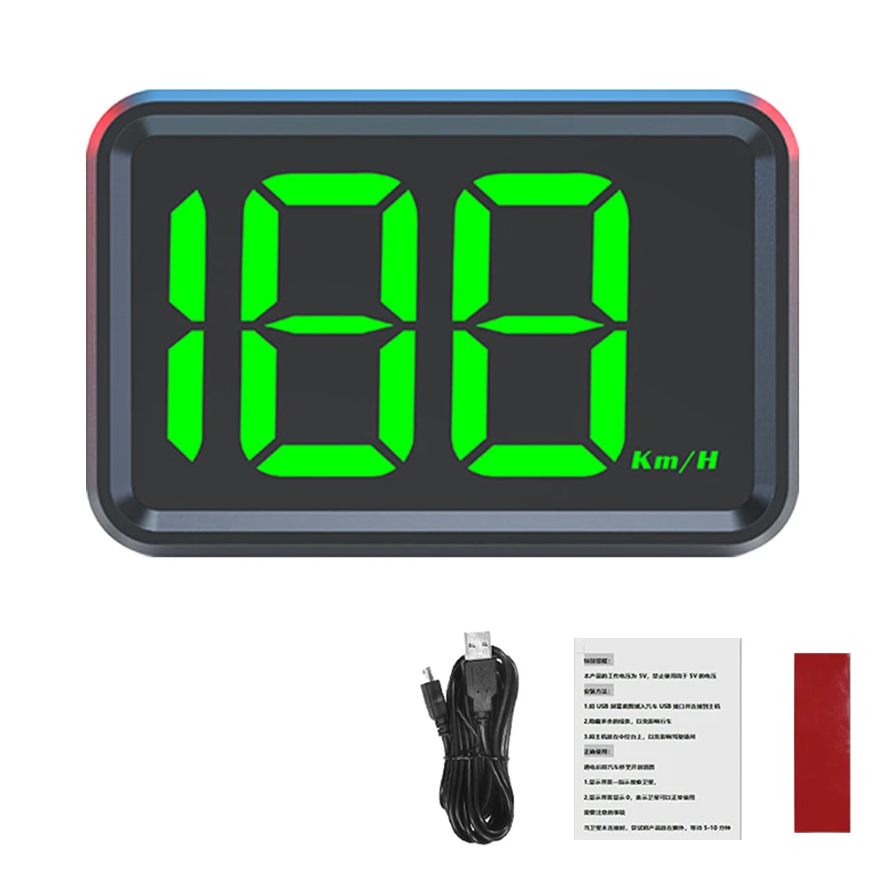 

GPS HUD-спидометр X1 С Измерением Скорости В Км/ч И Мили/ч, Проекционный Дисплей С Крупным Шрифтом, Цифровое Отображение