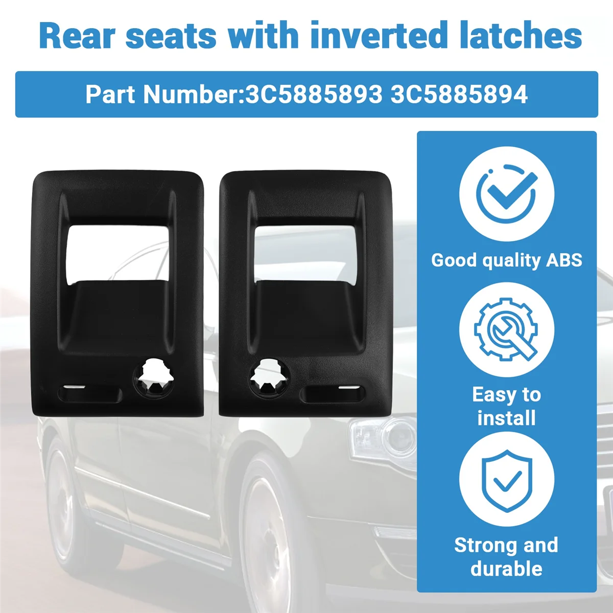 Замок на заднее сиденье автомобиля пряжки накладка перегородка застежка руки +