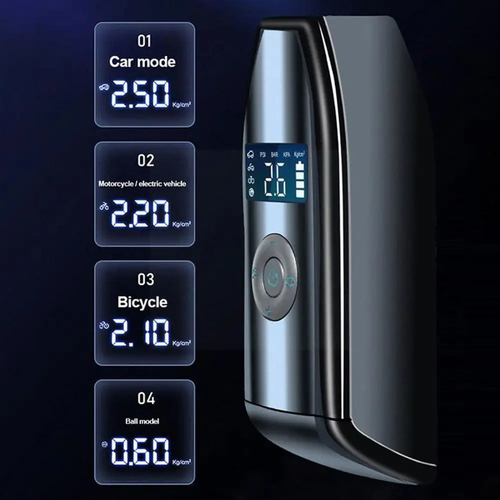 

Car Air Pump Wireless Inflatable Portable Rechargeable Equipment Automatic Compressor Electric Tire Digital Air Inflator Pu X7z2