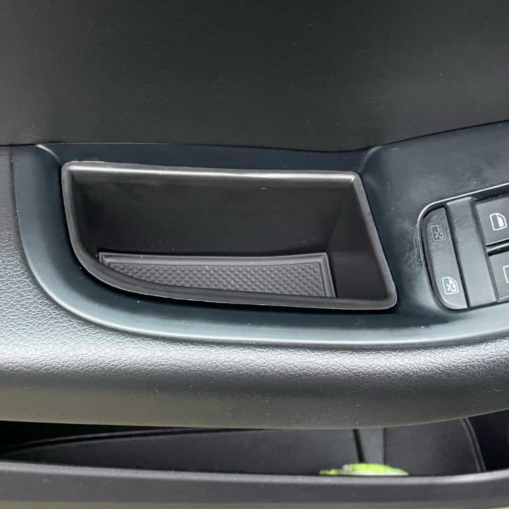 Interior Door Storage Box Armrest Handle Pocket Holder For AUDI Q5 2009 2010 2011 2012 2013 2014 2015 2016 Car Parts Accessories