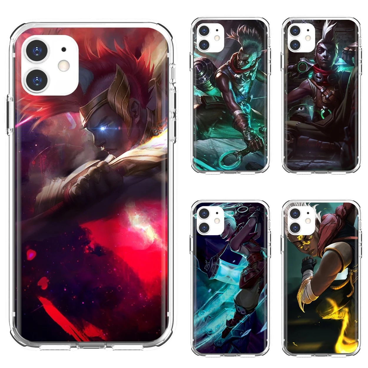 Прозрачный чехол из ТПУ для Samsung Galaxy Note 10 20 A3 A5 A6 A7 A8 A9 J7 J6 J4 Plus 2016 2018 2017 League-of-Legends-EKKO |