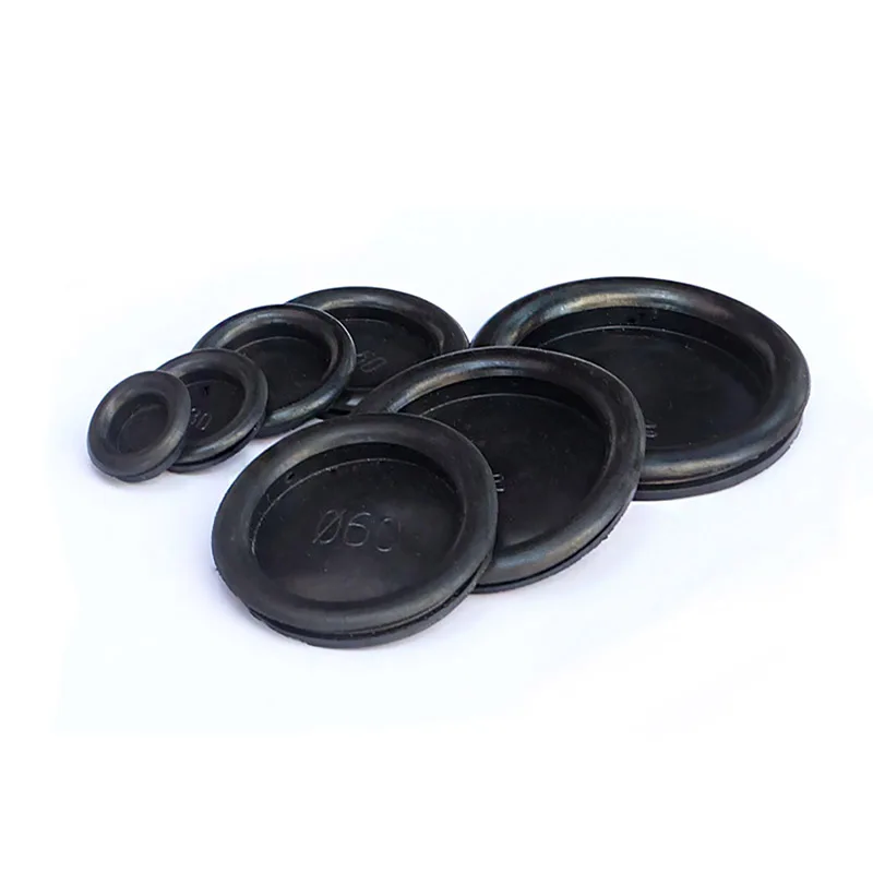 

Dia 14-150mm Black Single Sided Blanking Blind Rubber Wiring Grommets Hole Plug Electrical Wire Gasket