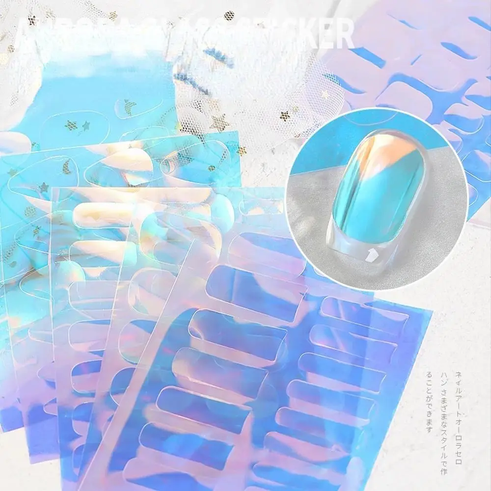 

1 упаковка, голографические наклейки для дизайна ногтей