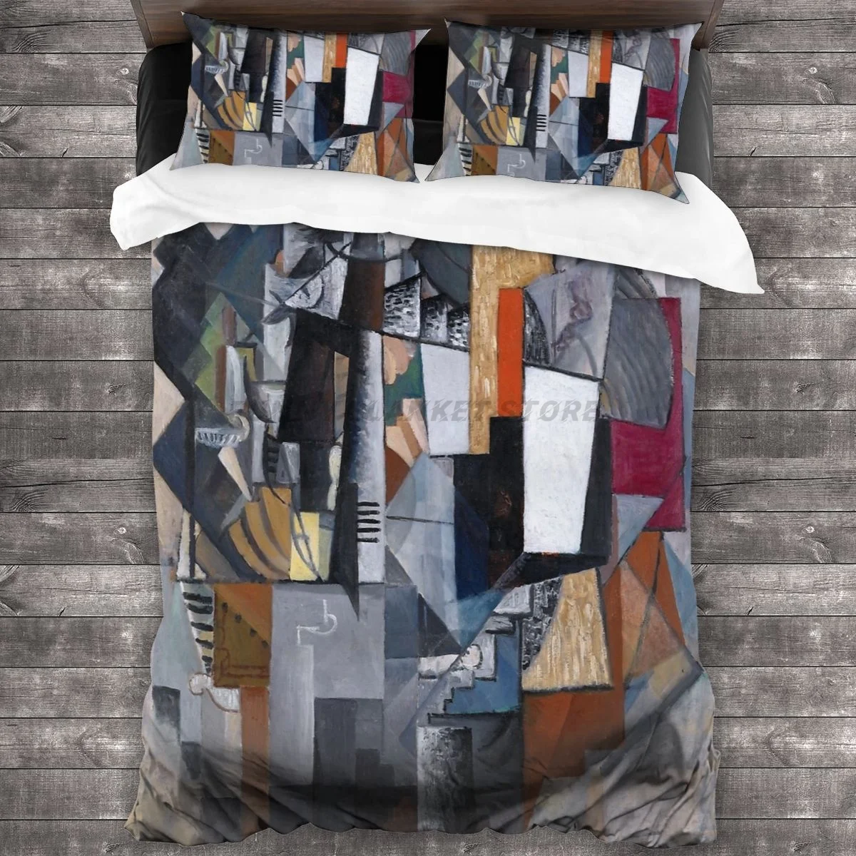 

Kazimir Malevich - Bureau And Room Bedding Set Duvet Cover Pillowcases Comforter Bedding Sets Bedclothes