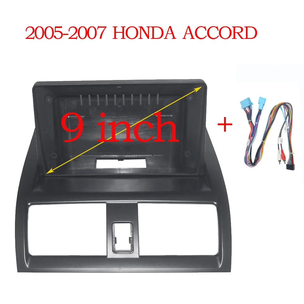 Автомобильная аудиосистема 2 DIN рамка с упряжкой питания для Honda Accord 7-го поколения