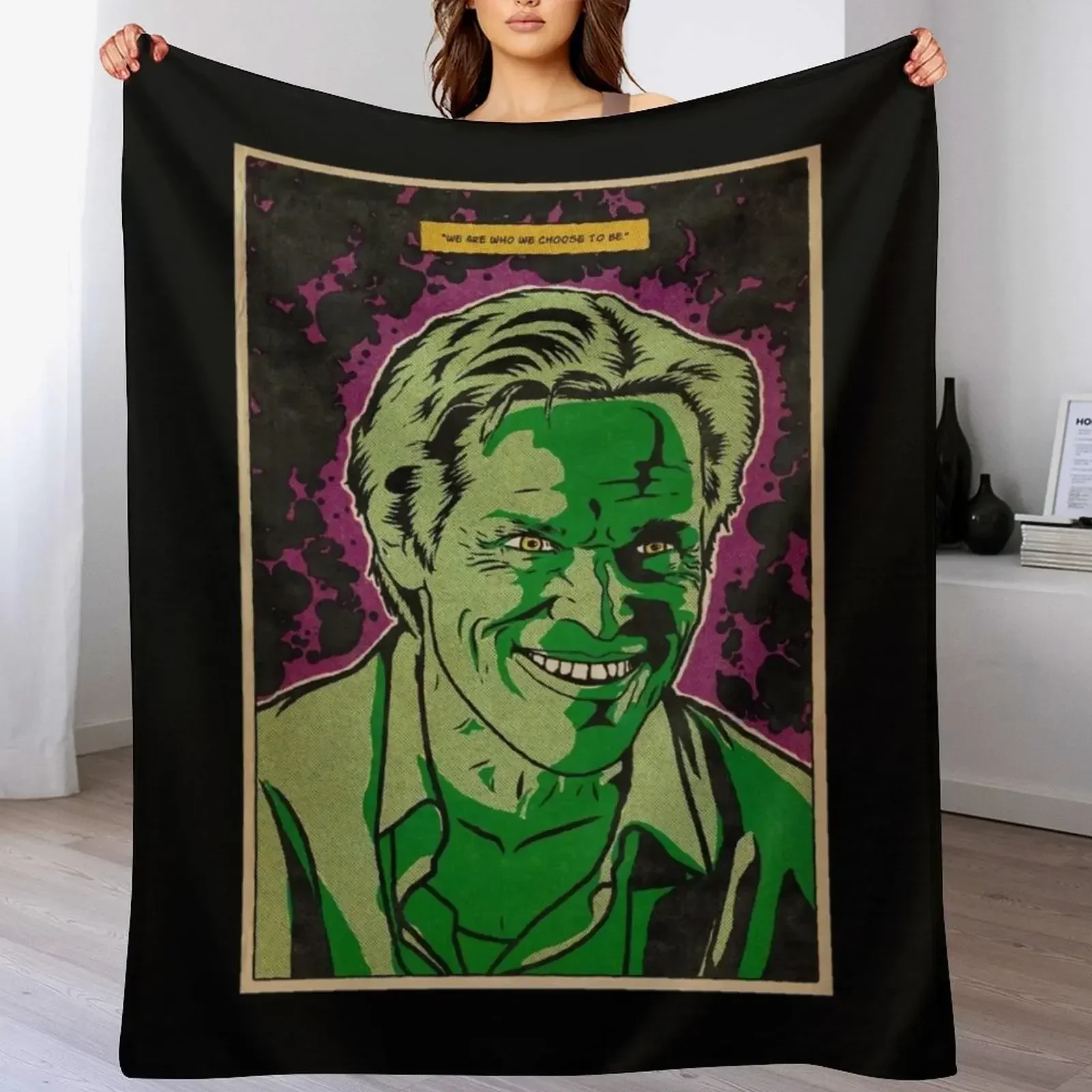 Одеяло для дивана Dafoe злой смех детское одеяло декоративных диванов