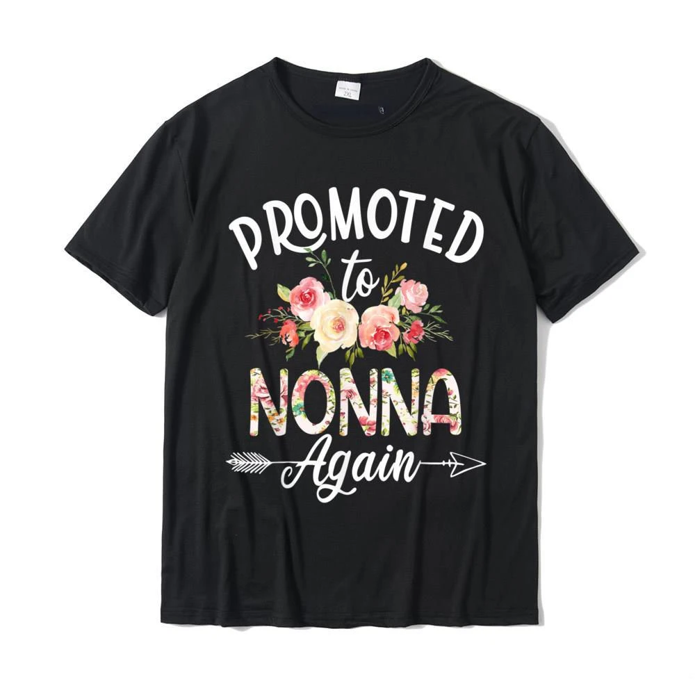 

Womens Promoted To Nonna Hot Selling Cotton Round Neck Short Sleeve T-shirt Men's and Women's Loose Large Top